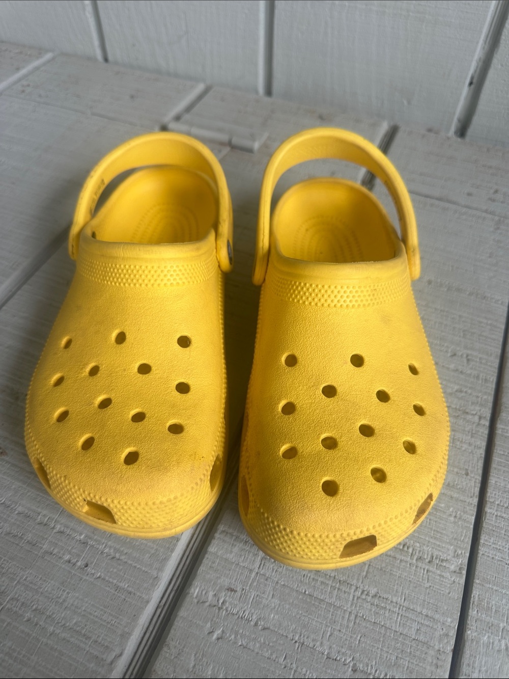 CROCS Classic Clog Sandals in Yellow